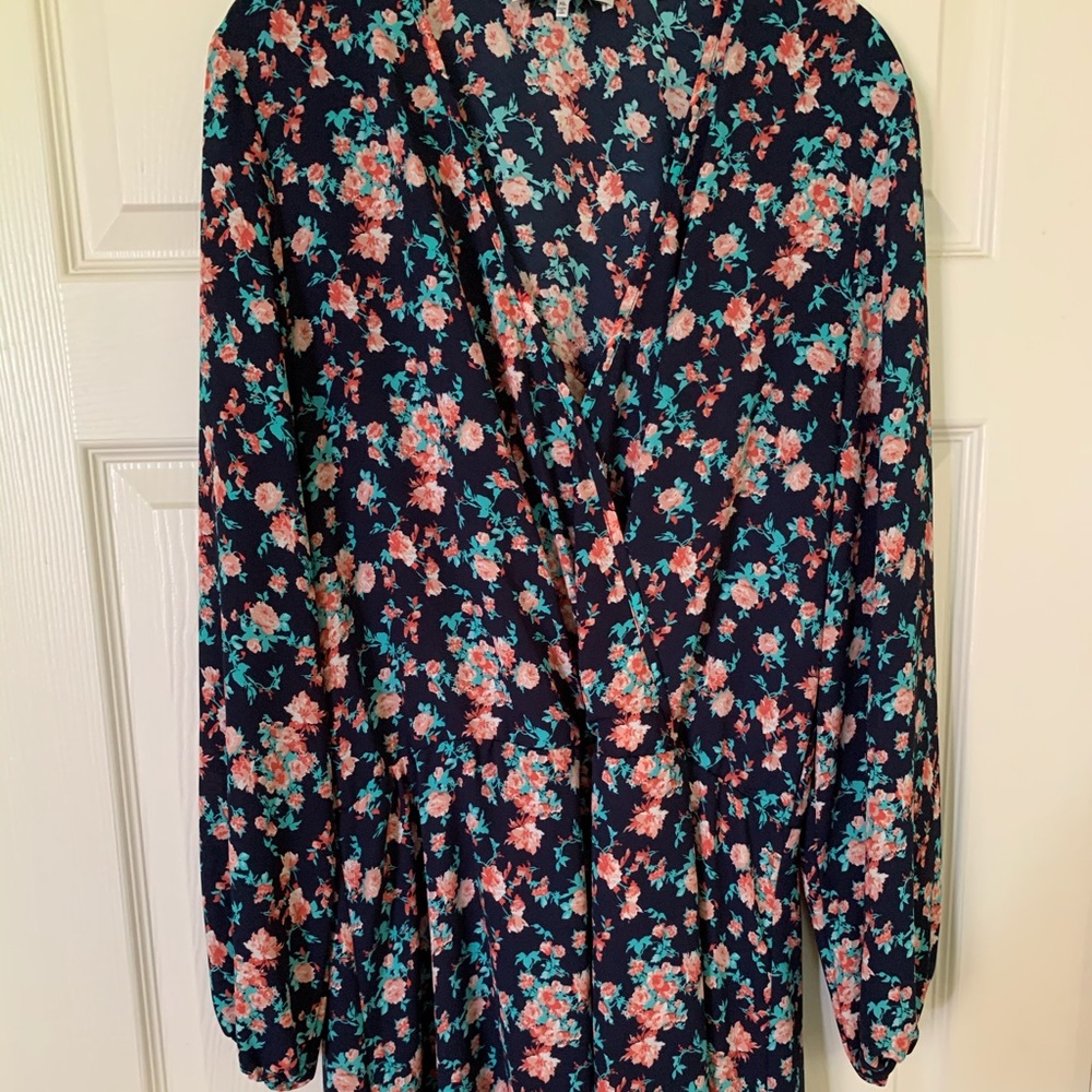Long Sleeve Floral Dress